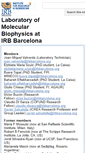 Mobile Screenshot of lmb.irbbarcelona.org